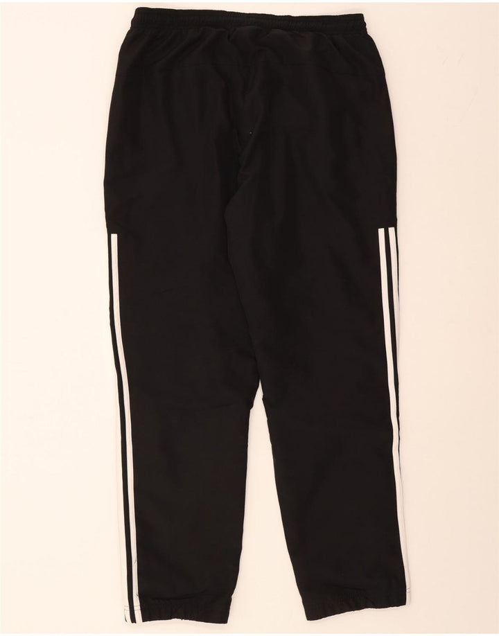 ADIDAS Womens Tracksuit Trousers UK 16 Large  Black Polyester Vintage Adidas and Second-Hand Adidas from Messina Hembry 