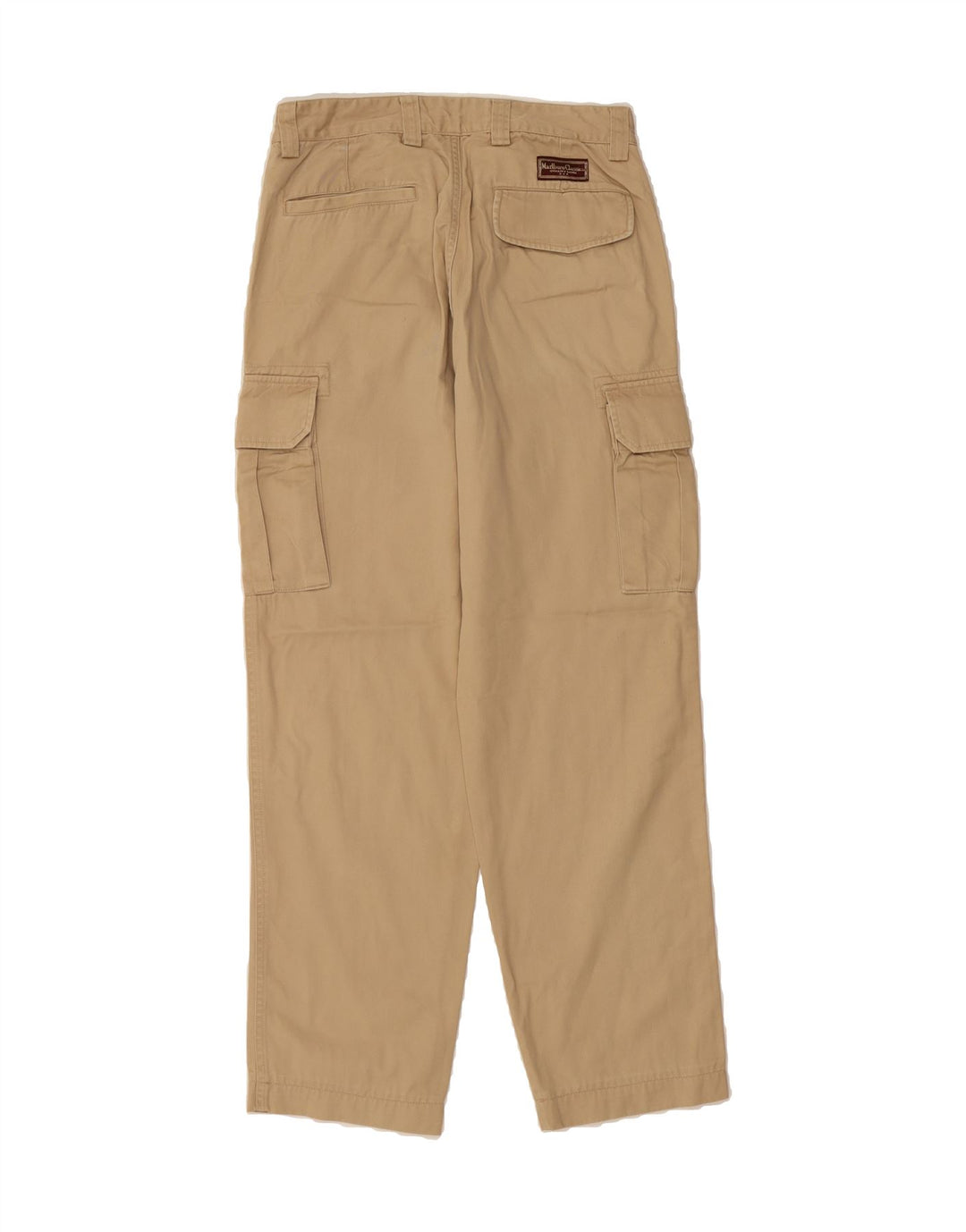 MARLBORO CLASSICS Mens Straight Cargo Trousers EU 46 Small W29 L29 Beige Vintage Marlboro Classics and Second-Hand Marlboro Classics from Messina Hembry 