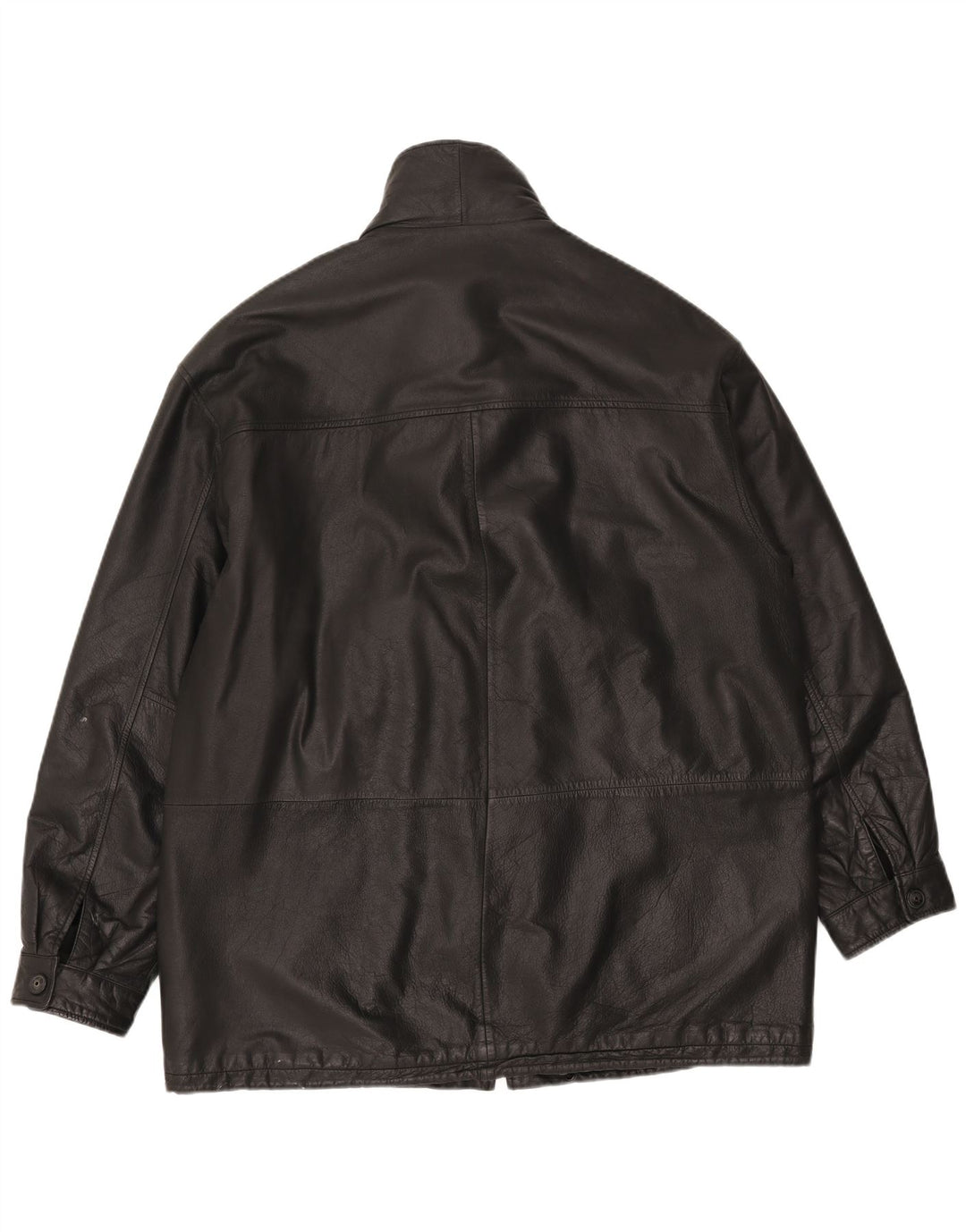 Canda Herre Læderjakke UK 42 XL Sort Læder