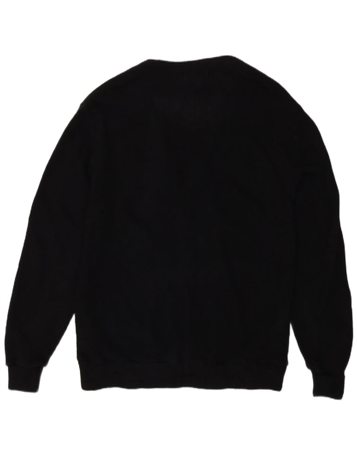 Izod Herre Cardigan Sweater Stor Sort Akryl