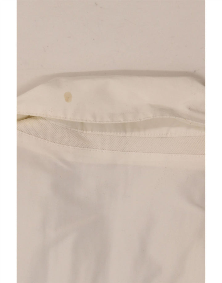 Geox Womens Respira Pea Coat UK 14 Large White Polyester