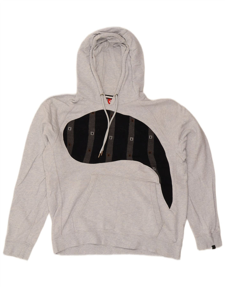 Nike grafisk hættetrøje til kvinder UK 14 Medium Grå Flecked