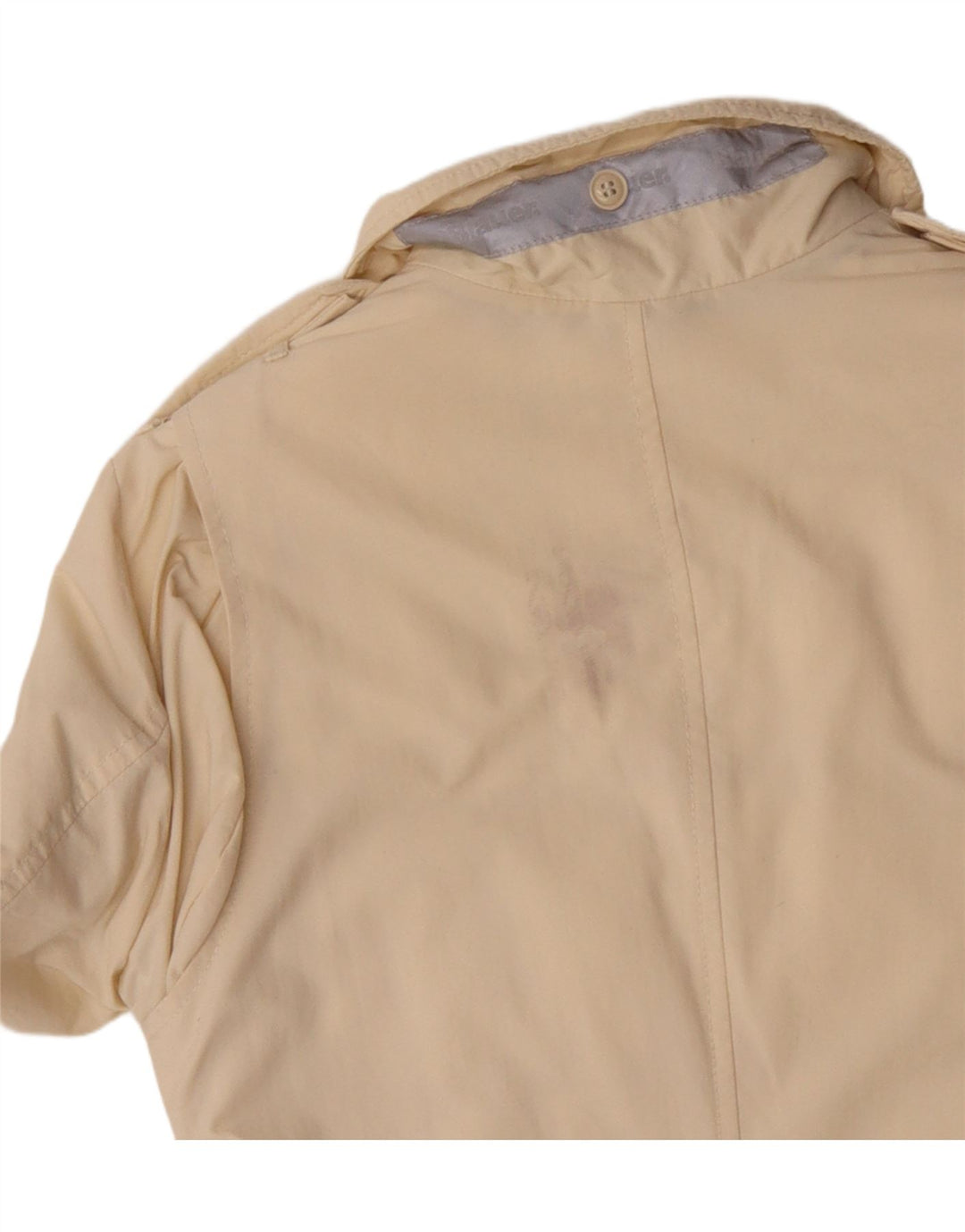 Blauer Oversized Military Jacket UK 10 Small Beige