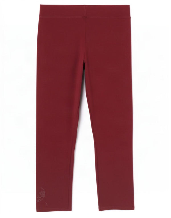 Marks & Spencer Womens Leggings UK 20 2XL Burgundy Cotton