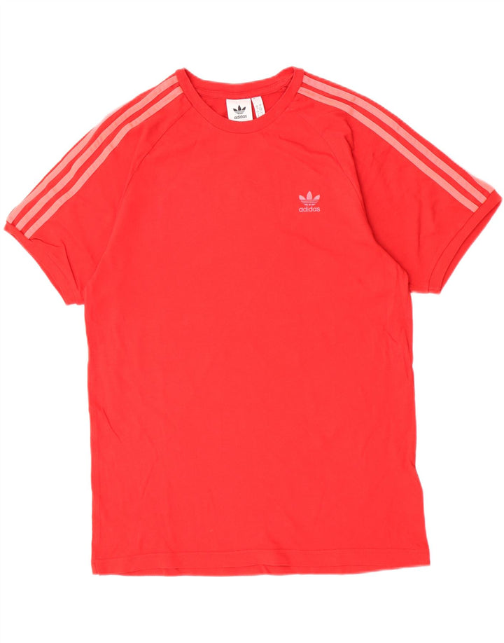 Adidas Herre T-Shirt Top Stor Rød Bomuld