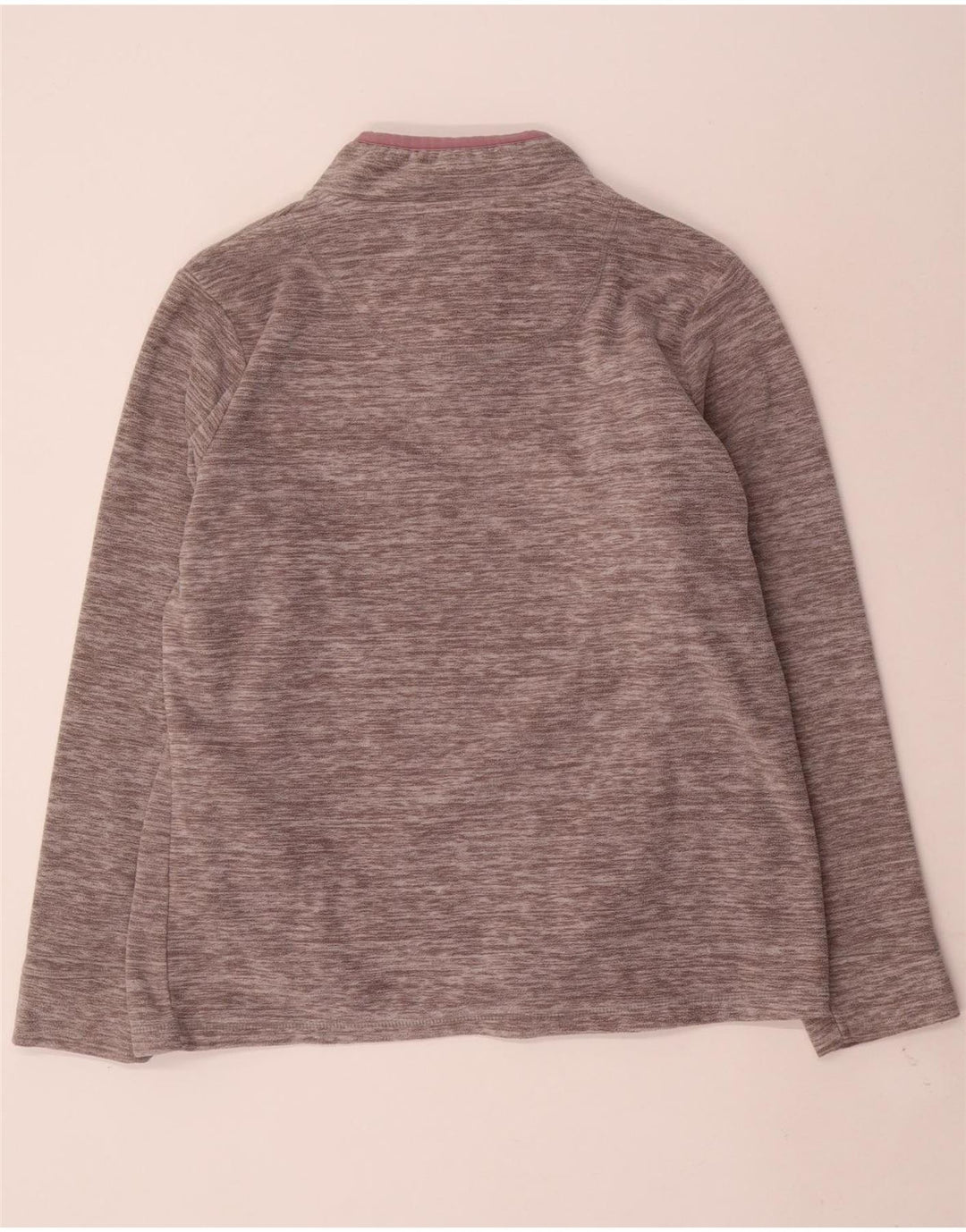 WEIRD FISH Dame Oversized Fleece Jumper UK 16 Large Grey Flecked