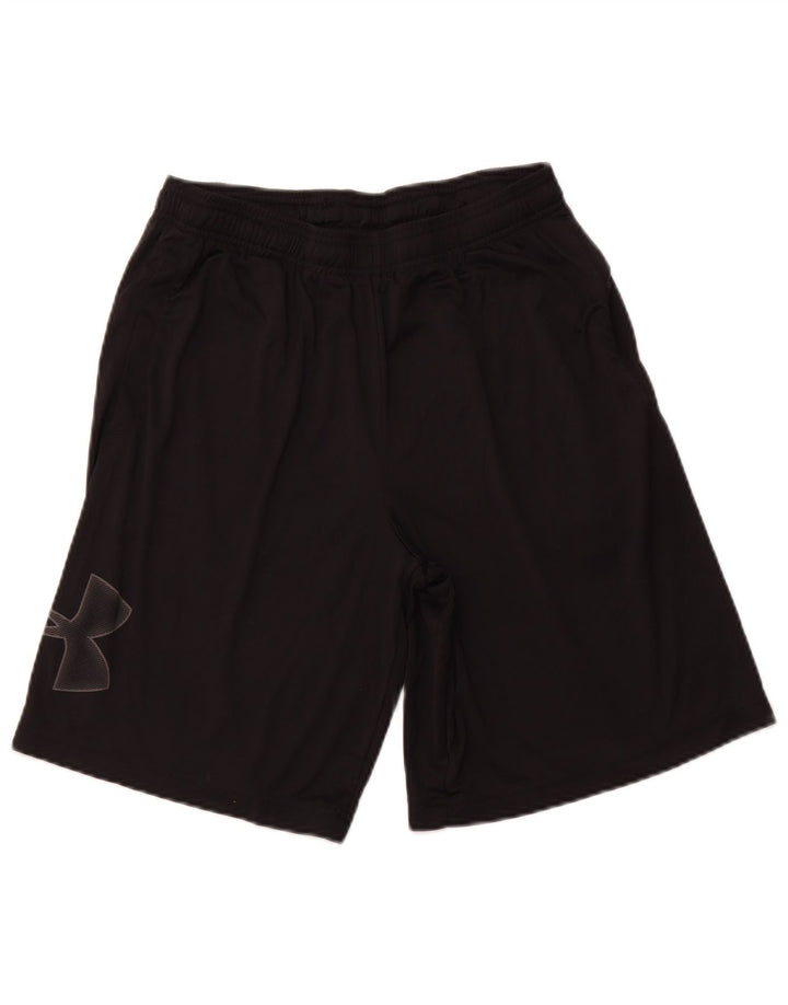 UNDER ARMOUR Grafiske sportsshorts til mænd, store sorte