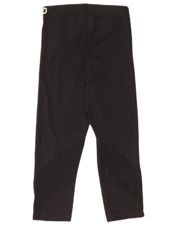 Nike Dame Capri Grafiske Leggings UK 8 Small Black Polyester