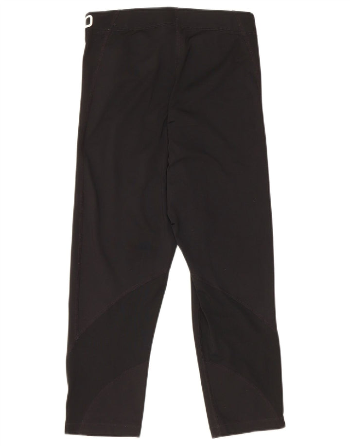 Nike Dame Capri Grafiske Leggings UK 8 Small Black Polyester