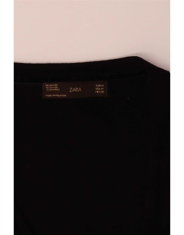 Zara Dame Cardigan Sweater UK 12 Medium Sort