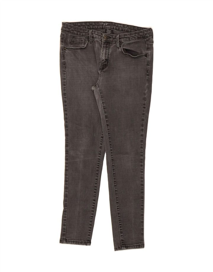 MOSSIMO Womens Skinny Jeans US 10 Large W30 L27 Grey Cotton Vintage Mossimo and Second-Hand Mossimo from Messina Hembry 