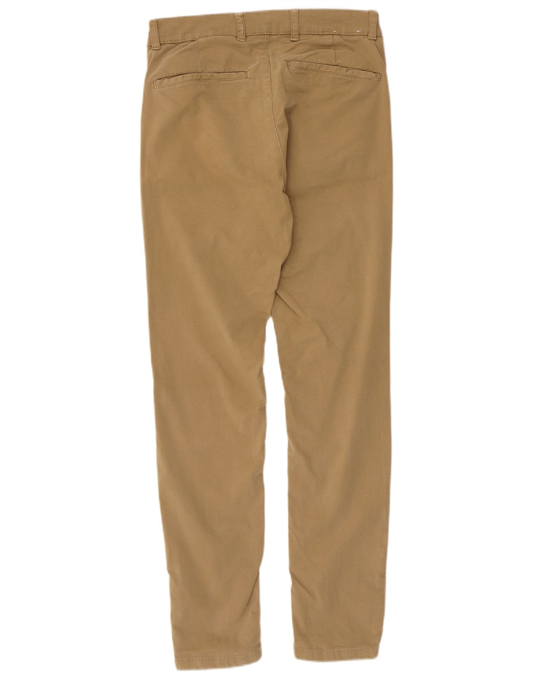 Zara Herre Slim Chino Bukser EU 40 Medium W31 L29 Beige Bomuld