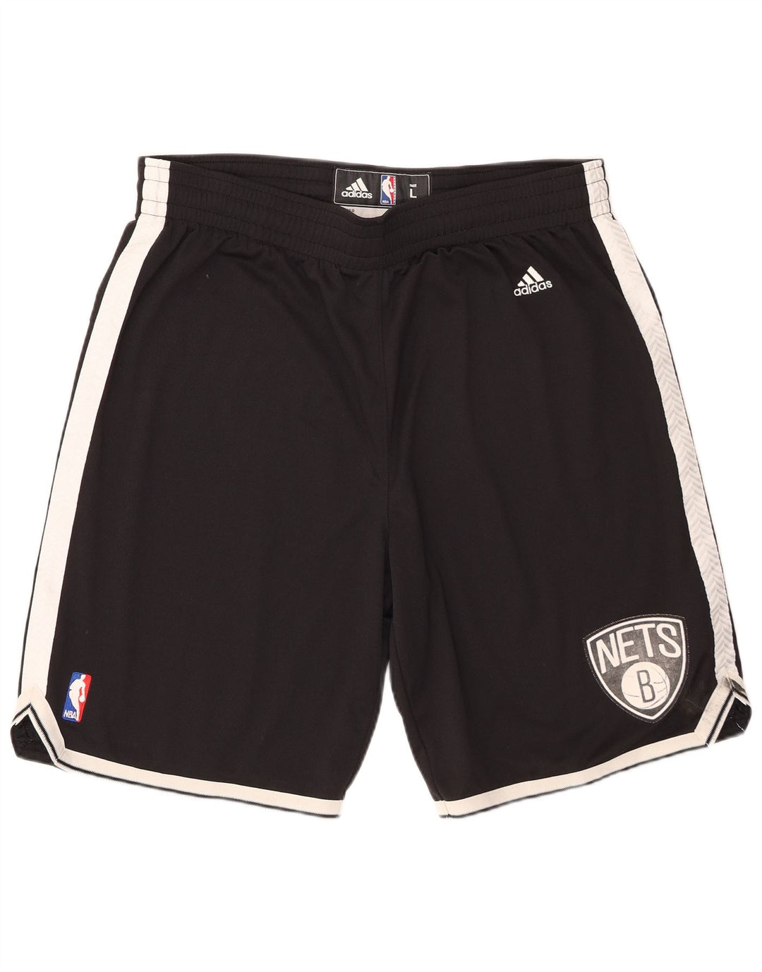 Adidas Herre Brooklyn Nets Sports Shorts Large Black Colourblock