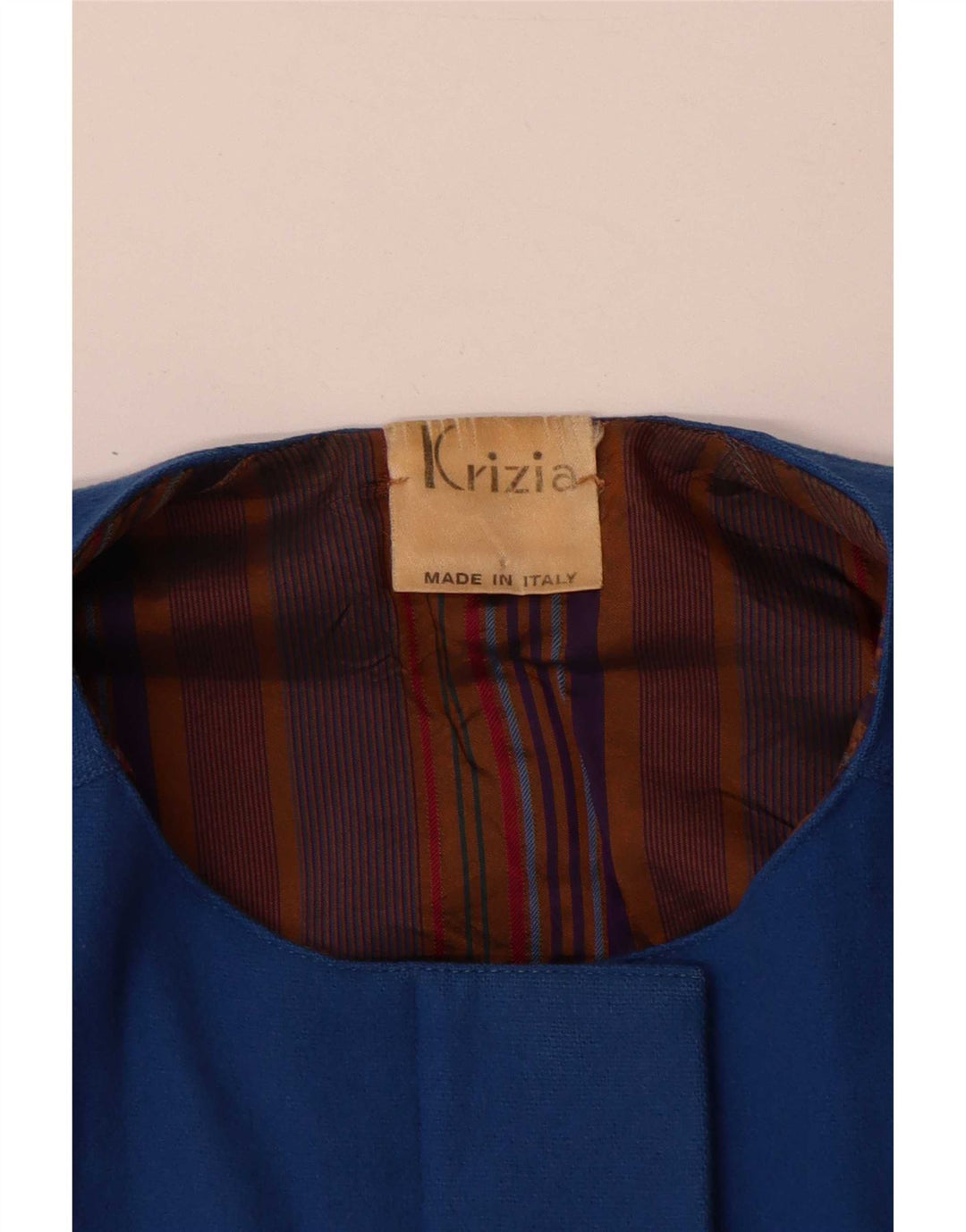 Krizia Dame Bolero Jacket UK 14 Medium Blue