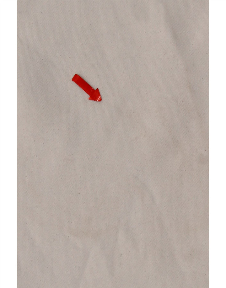 Nike Dame Grafisk Oversized Hoodie Jumper UK 20 2XL Hvid Bomuld