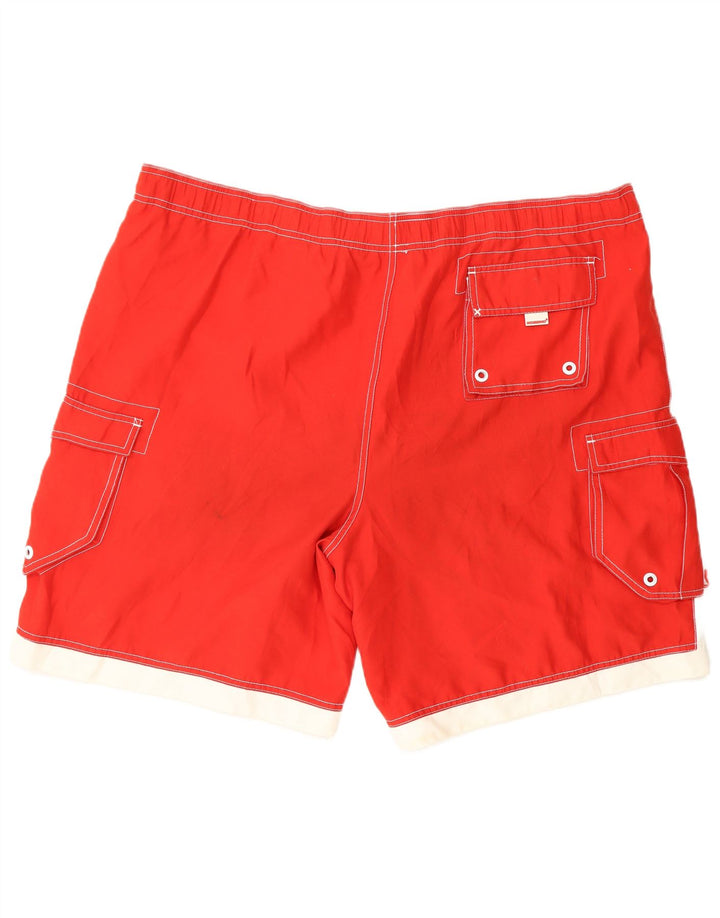 MOSSIMO Badeshorts til mænd XL Rød Colourblock Polyester