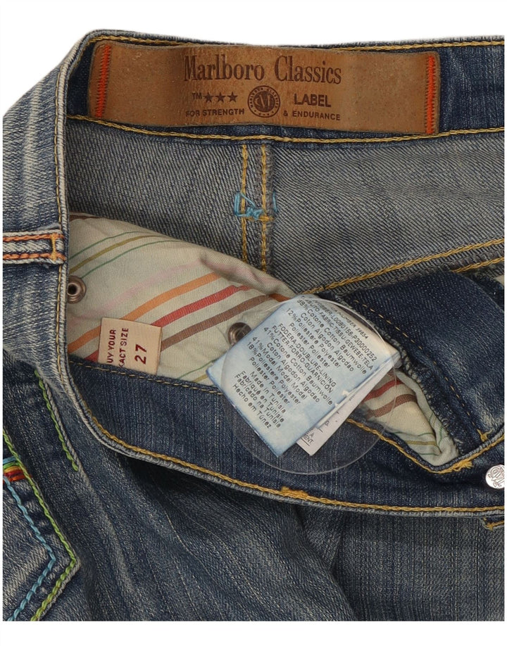 Marlboro Classics Dame Capri Jeans W27 L22 Blå Bomuld