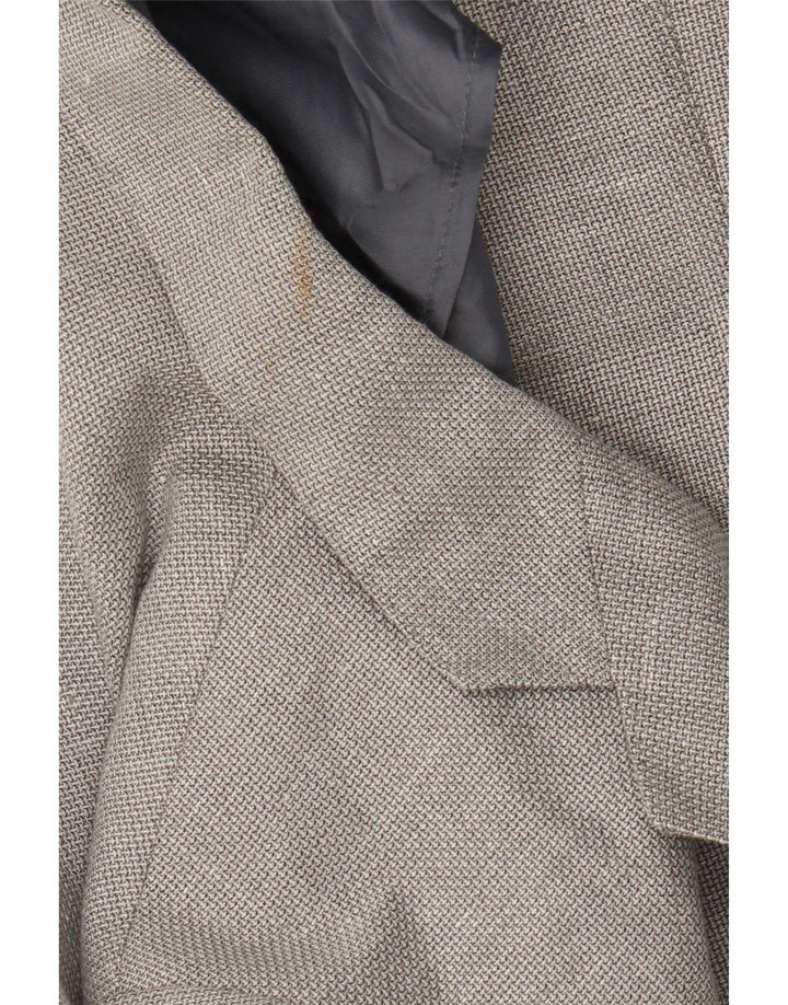 Reiss Herre 2 Button Blazer Jacket UK 38 Medium Grey Uld