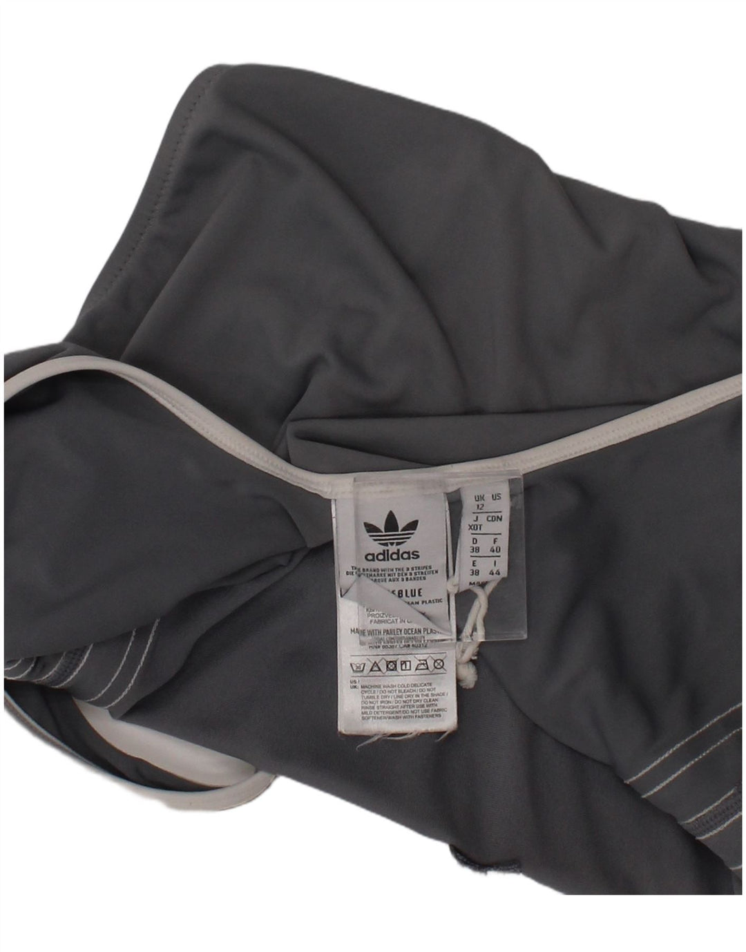 Adidas Badetøj til kvinder UK 12 Medium Grey Polyester Sports
