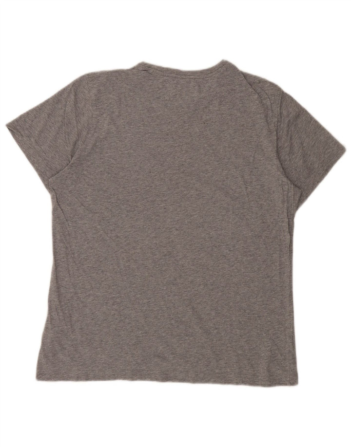 TOMMY HILFIGER Mens T-Shirt Top Medium Grey Cotton