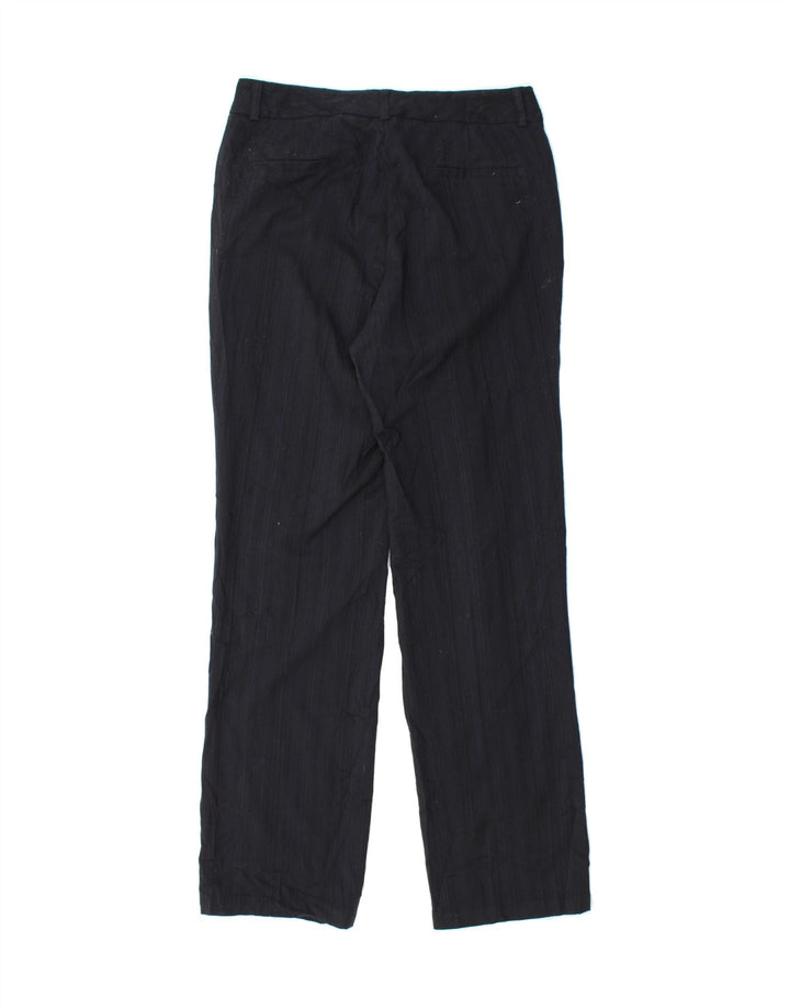 DOCKERS Womens Casual Trousers US 6 Medium W30 L30 Navy Blue Striped Vintage Dockers and Second-Hand Dockers from Messina Hembry 