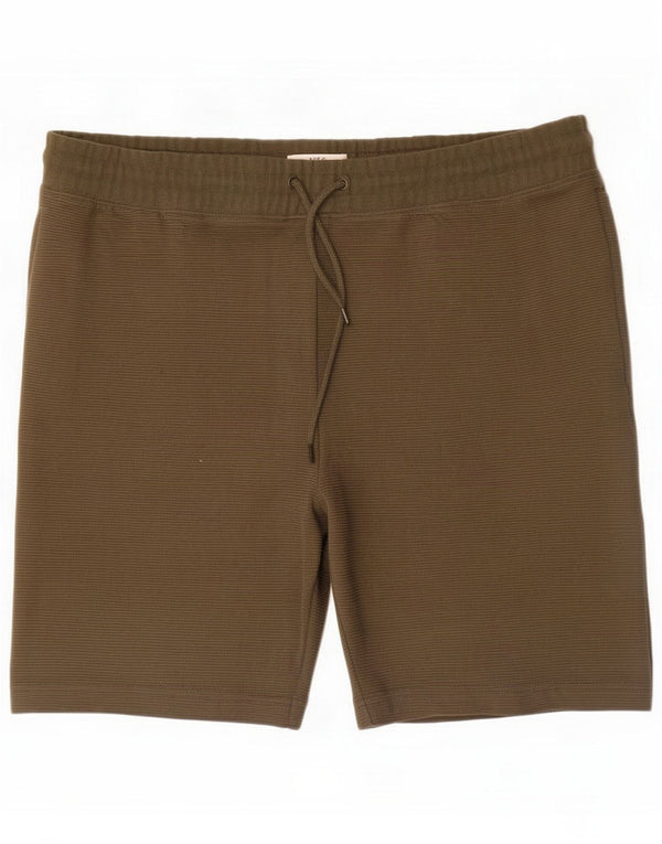Marks & Spencer Sportshorts til mænd 2XL Khaki Cotton