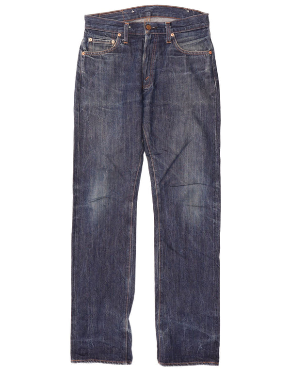 Levi's Herre 505 Straight Jeans W30 L32 Marineblå Bomuld