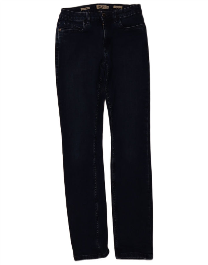 DACK'S Womens Regular Fit Skinny Jeans IT 42 Medium W28 L30 Navy Blue