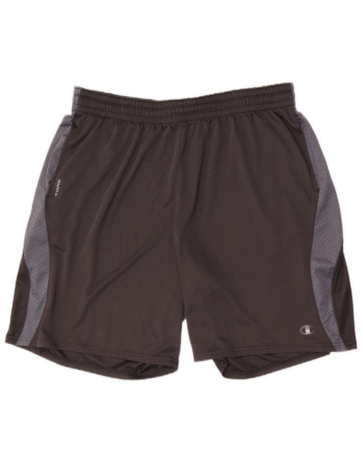 Champion Herre Sportshorts 2XL Sort Colourblock Polyester