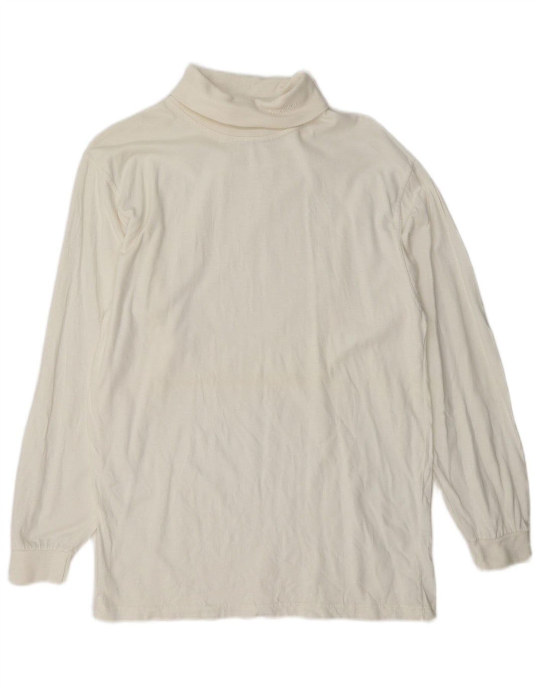 Wrangler Herre Roll Neck Top Langærmet Medium White