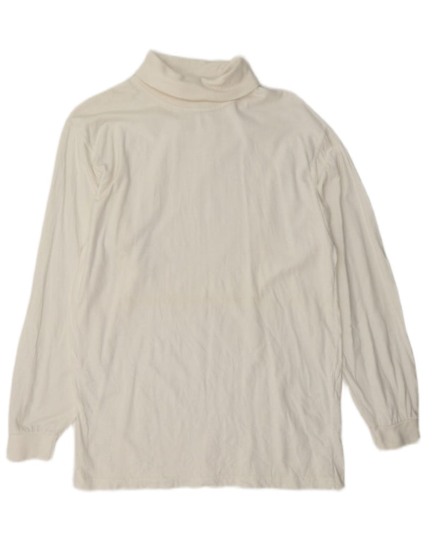 Wrangler Herre Roll Neck Top Langærmet Medium White