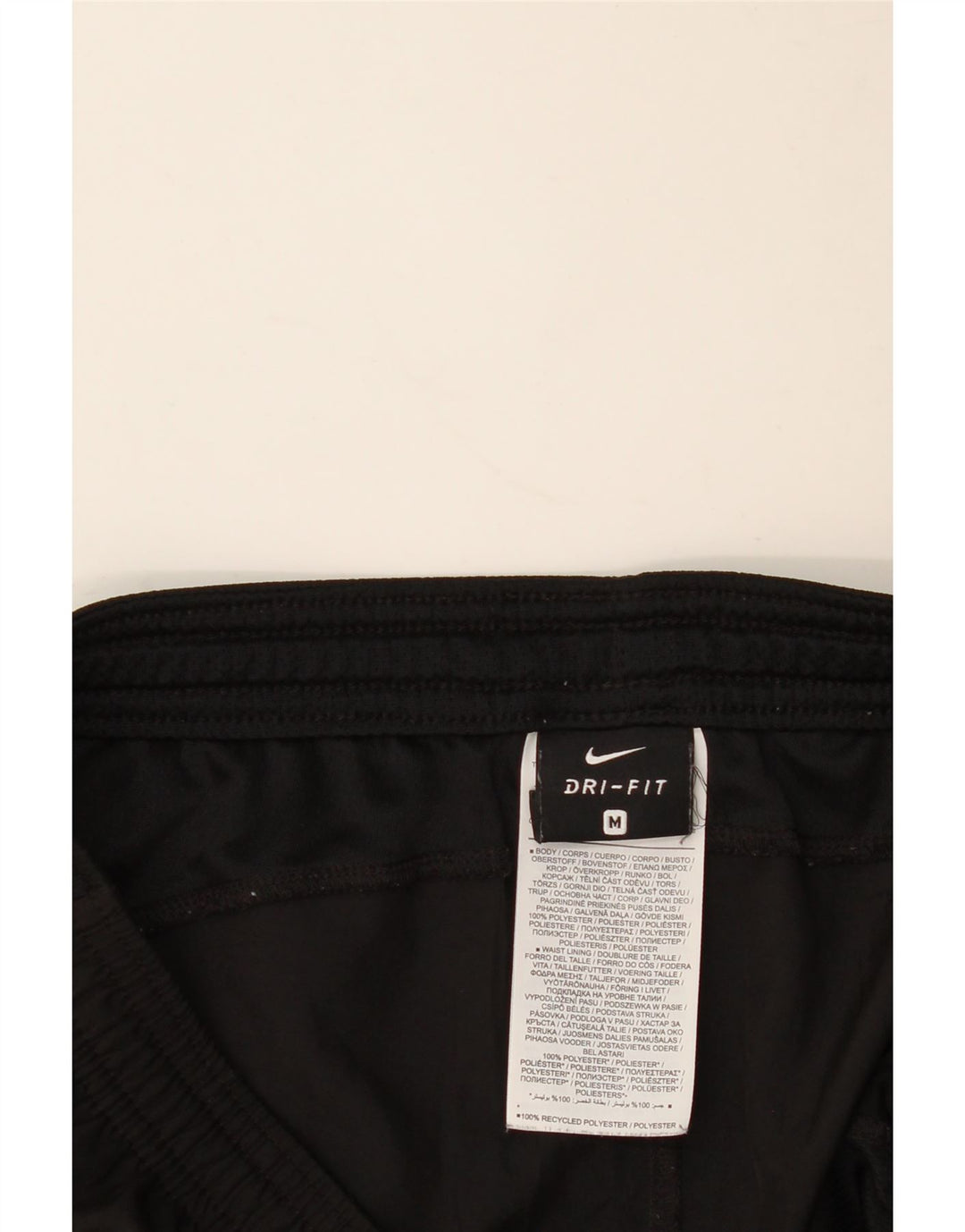 NIKE Herre Dri Fit grafiske sportsshorts mellem sort polyester