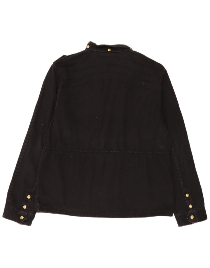 Adidas Herre Military Jacket UK 40 Large Black Bomuld