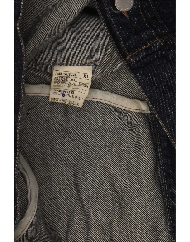 Benetton Dame denimjakke UK 18 XL Navy Blue