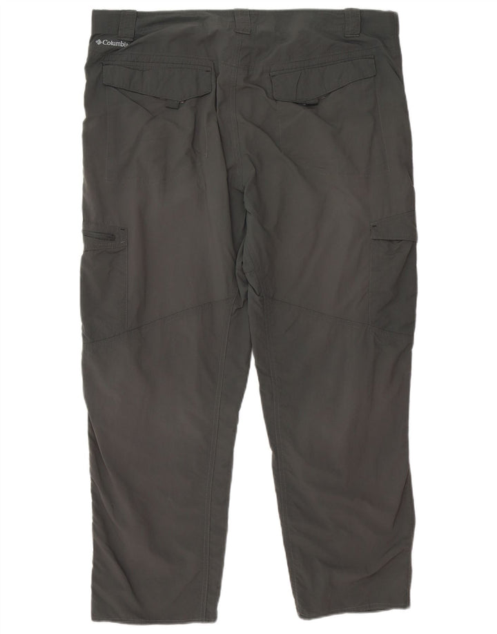 Columbia Herre Omni-Shade Straight Cargo Bukser W38 L27 Grå Polyester