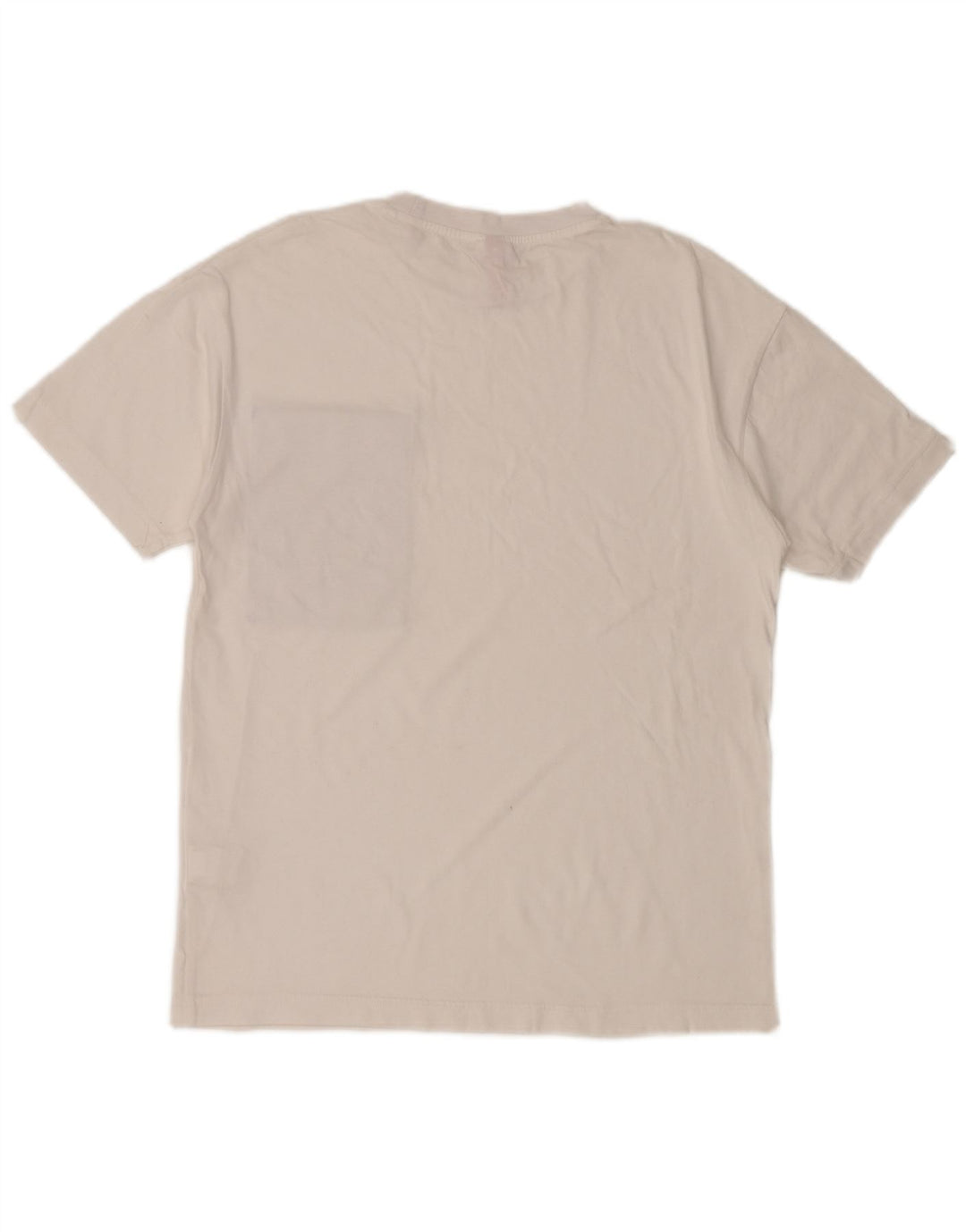 KAPPA Herre T-Shirt Top Medium Hvid Bomuld