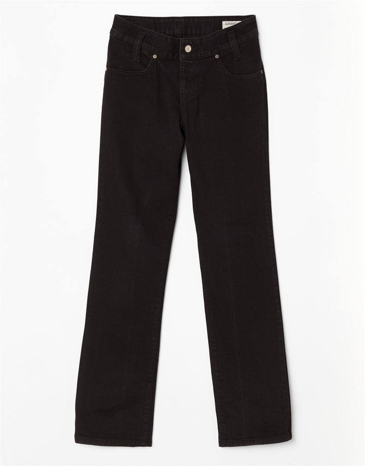 Lee lige jeans til kvinder W30 L32 sort bomuld