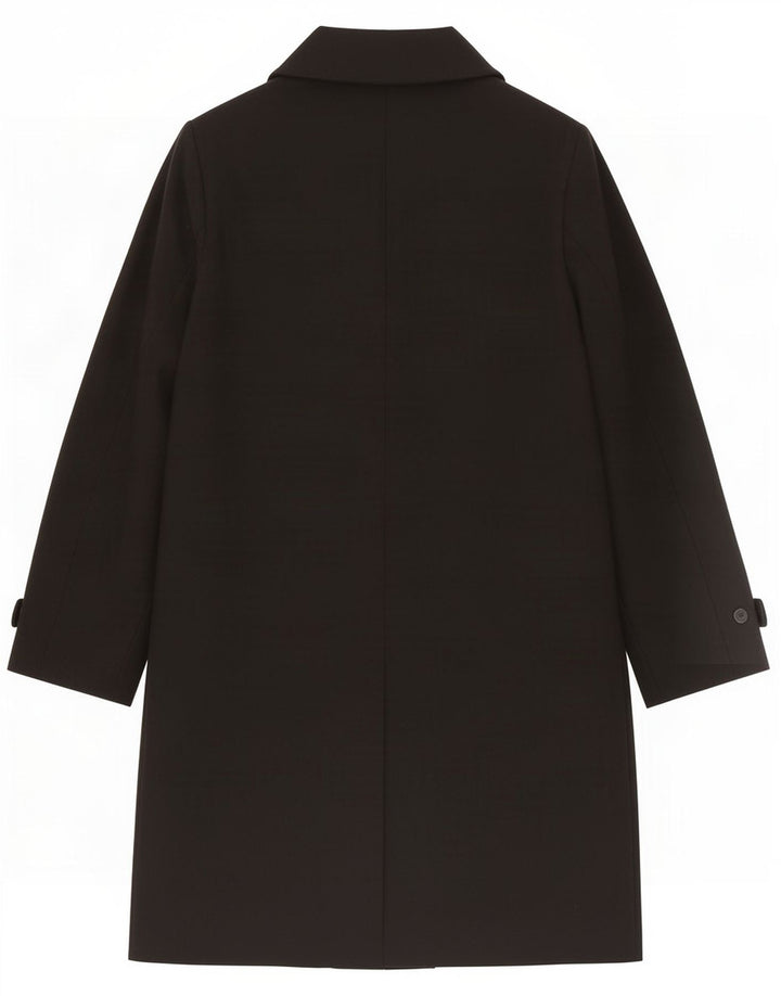 Marks & Spencer Dameoverfrakke UK 12 Medium Sort Polyester