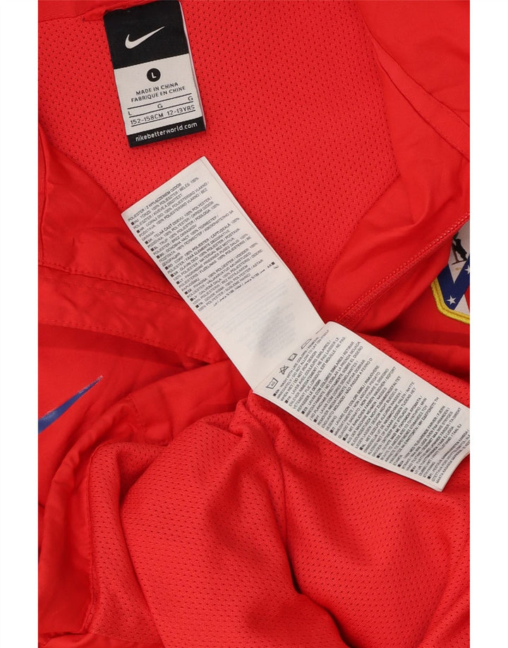 Nike Træningsdragt Topjakke til drenge 12-13 år Stor Rød Colourblock Polyester