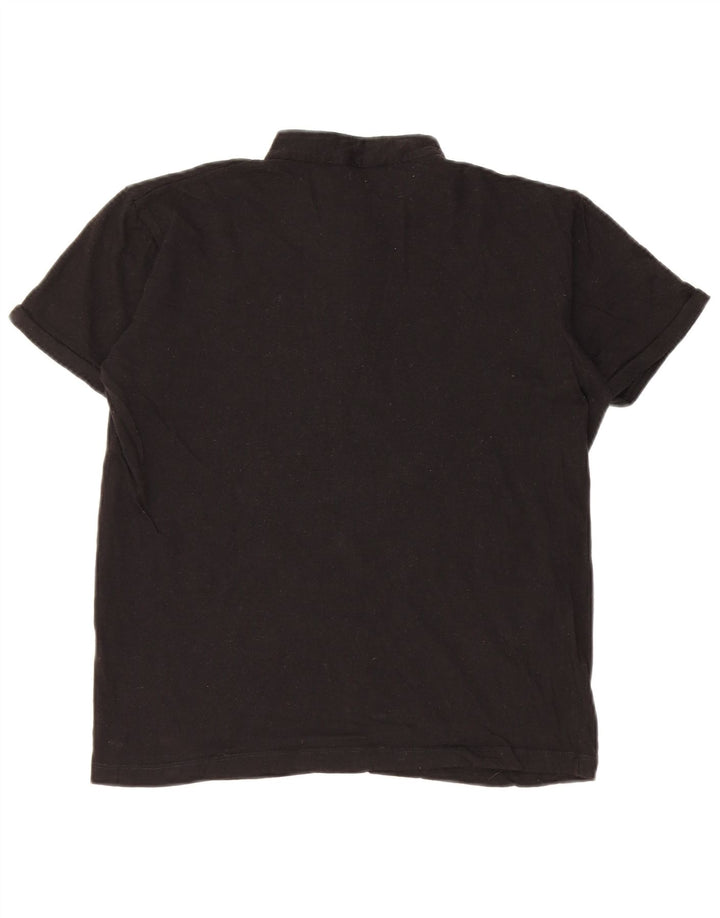 Trussardi Graphic Polo Shirt til kvinder UK 14 Medium Black