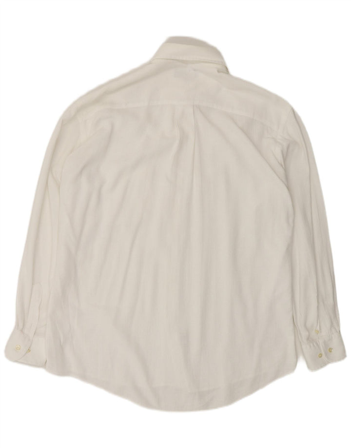 Trussardi herreskjorte stor hvid