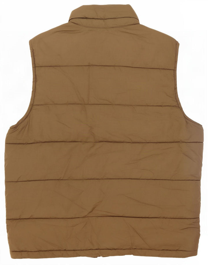 Gap Herre Polstret Gilet UK 38 Medium Khaki Polyester