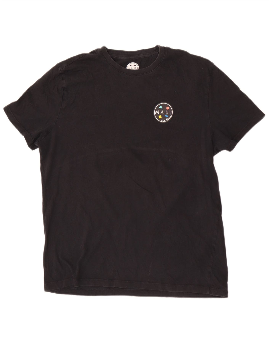 Maui and Sons Herre grafisk T-shirt Top Stor Sort