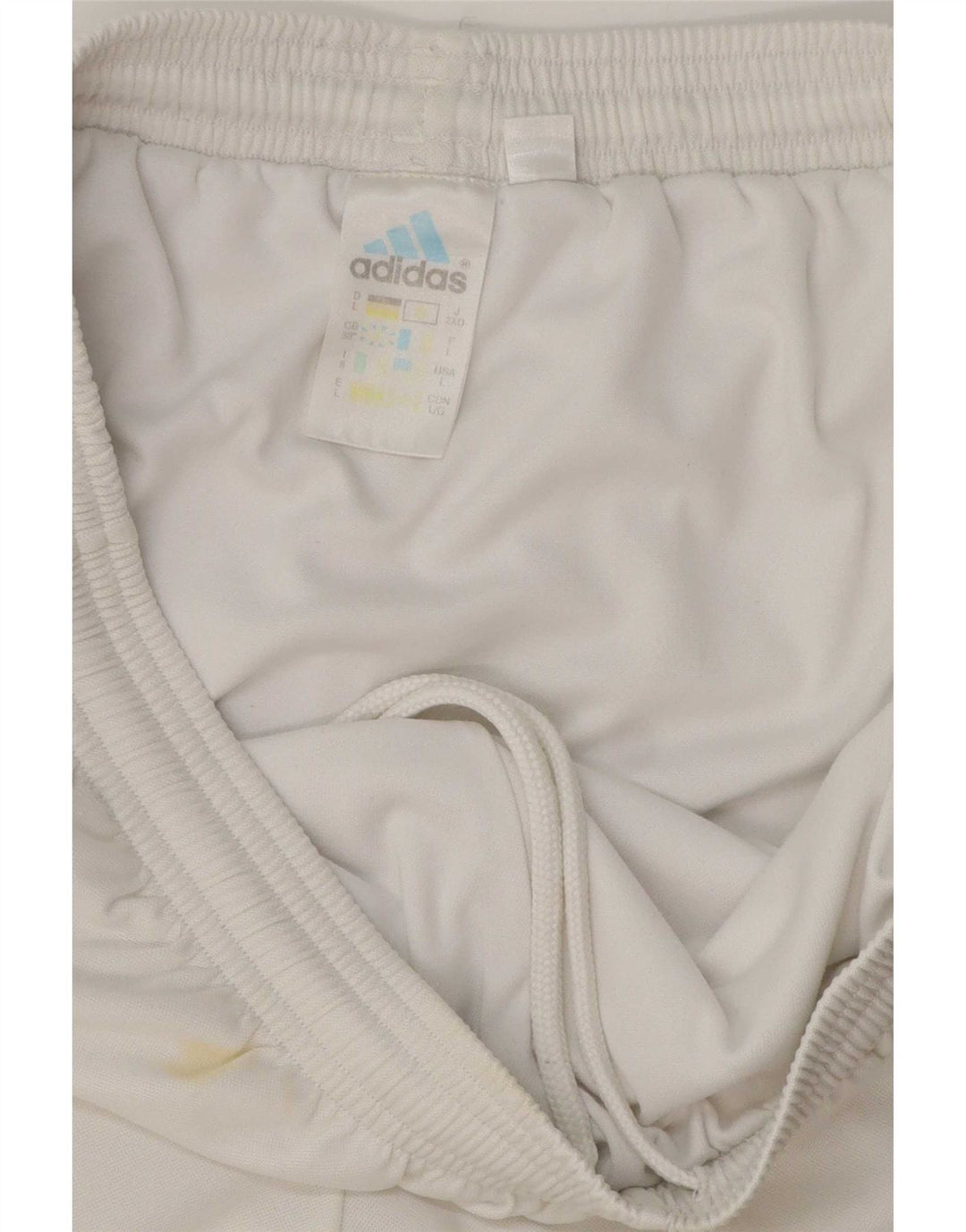 Adidas Sportsshorts til mænd Large White Colourblock Polyester