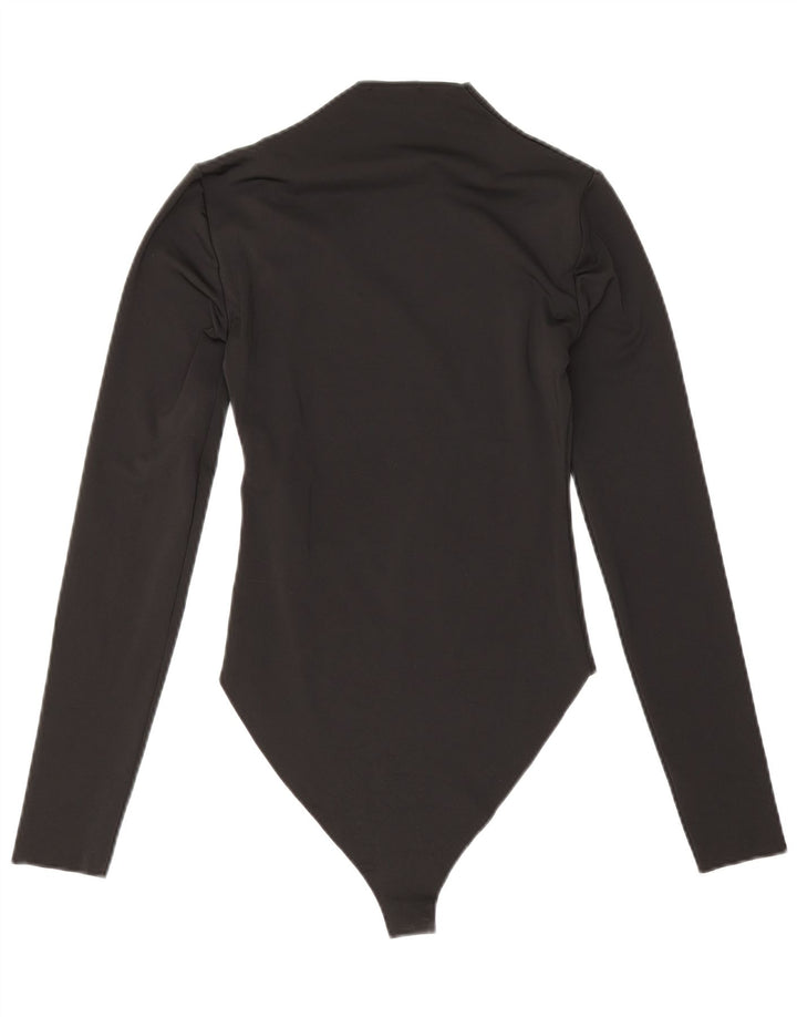 Zara langærmet bodysuit til kvinder UK 8 Lille sort polyester