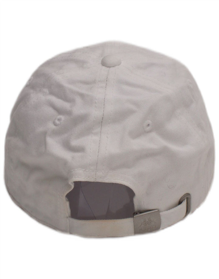 Kappa Herre grafisk baseballkasket One Size hvid bomuld