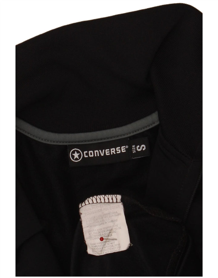 Converse træningsdragt til mænd, topjakke, lille sort polyester