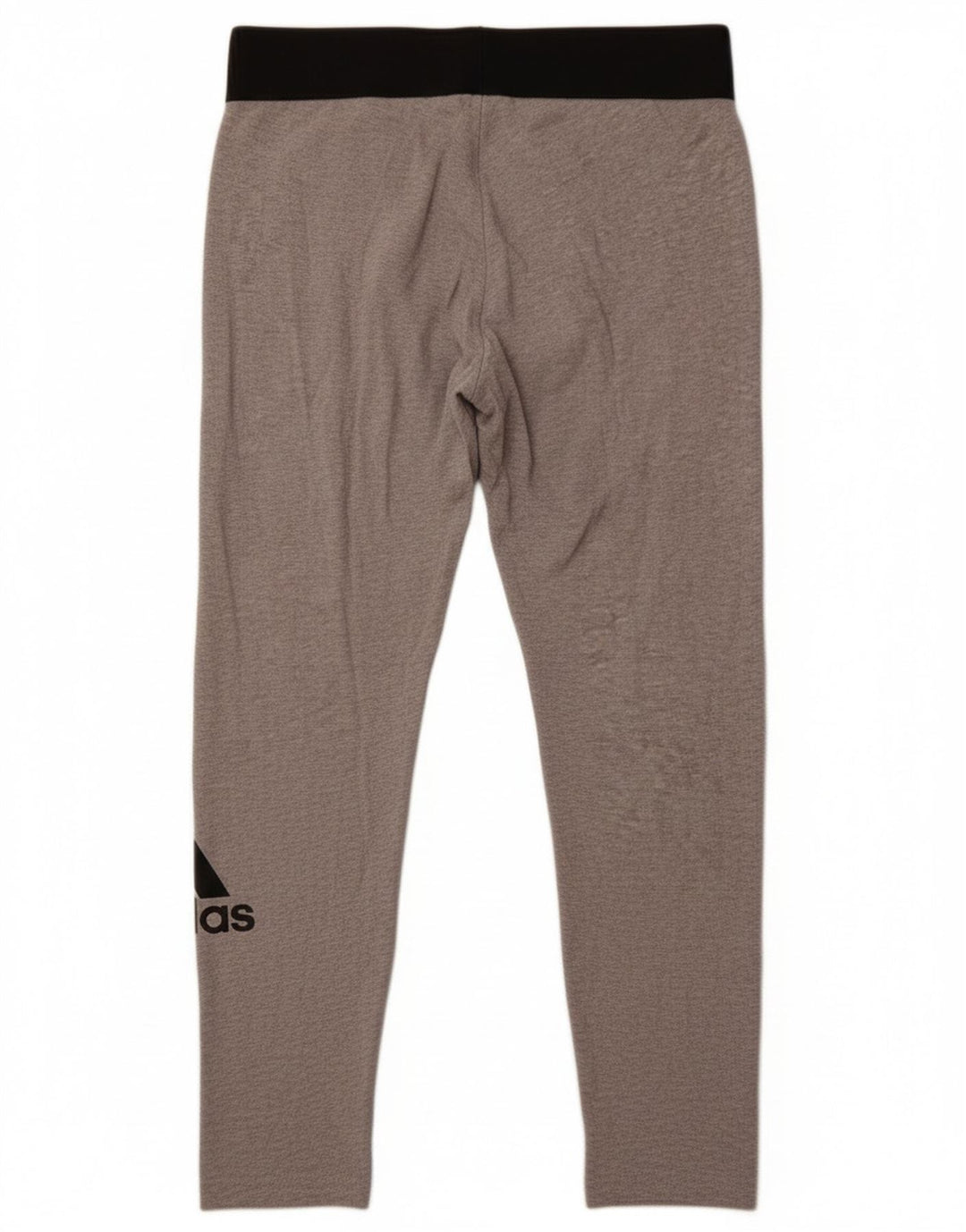 Adidas Grafiske Leggings til kvinder UK 12/14 Medium Grey Colourblock Bomuld