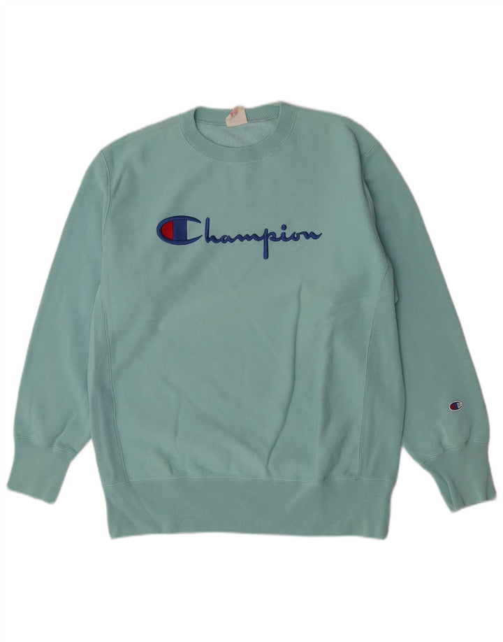 Champion Herre Grafisk Sweatshirt Jumper XL Turkis