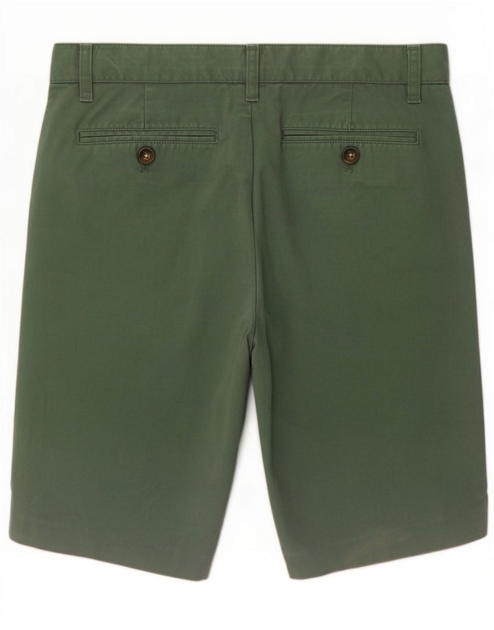 John Lewis Herre Chino Shorts Medium W30 Grøn Bomuld